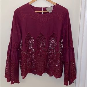 Crochet long sleeve